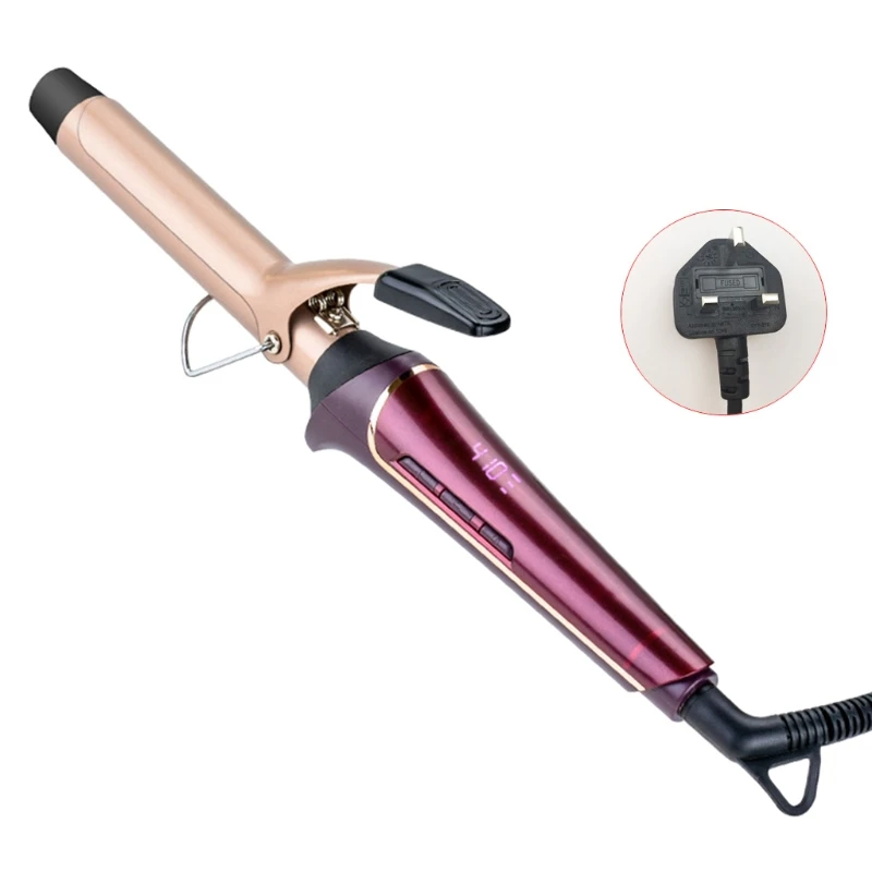 25mm Cone Barrel Curling Electric Hair Curler LCD Display Adjustable Temperatures Styling Tool
25mm Cone Barrel Curling Electric Hair Curler LCD Display Adjustable Temperatures Styling Tool