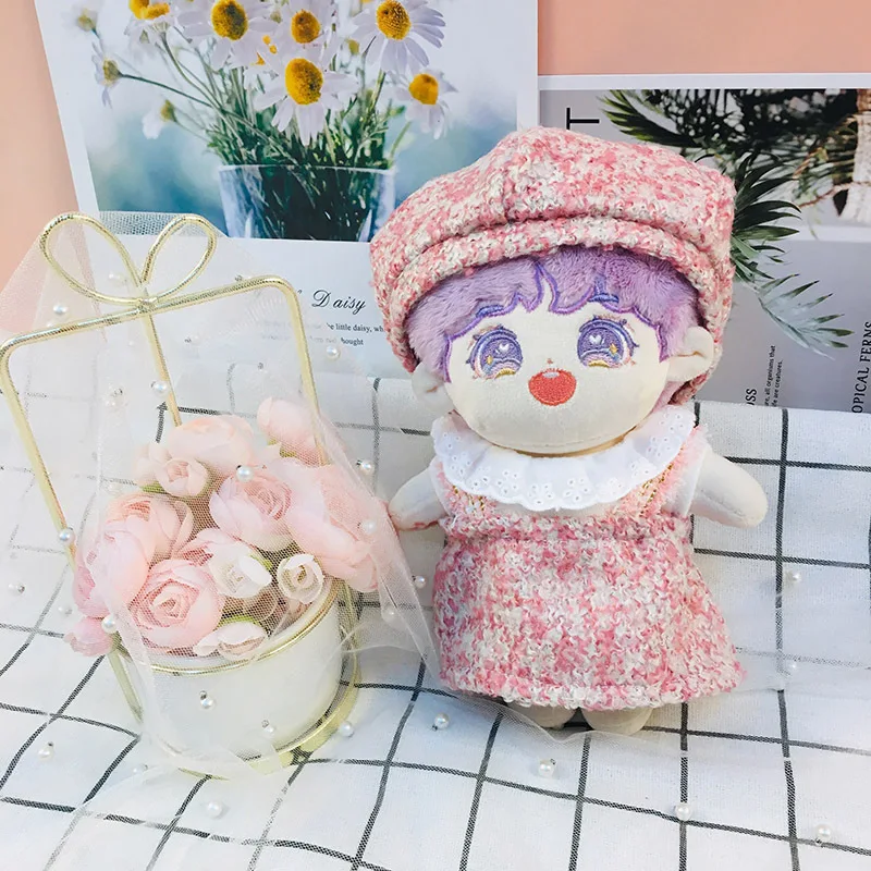 Doll Clothes for 20cm Idol Dolls Gifts Accessories Pink Little Fragrant Strap Skirt Berets Hat Plush Doll's Toys Clothing Outfit
Doll Clothes for 20cm Idol Dolls Gifts Accessories Pink Little Fragrant Strap Skirt Berets Hat Plush Doll's Toys Clothing Outfit