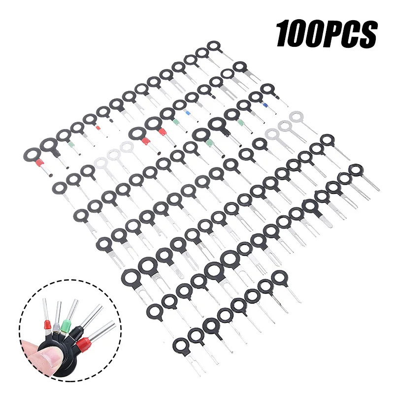 100Pcs/Set Car Terminal Removal Tool Wire Plug Connector Extractor Puller Release Pin Extractors For Car Plug Repair Hand Tools
100Pcs/Set Car Terminal Removal Tool Wire Plug Connector Extractor Puller Release Pin Extractors For Car Plug Repair Hand Tools