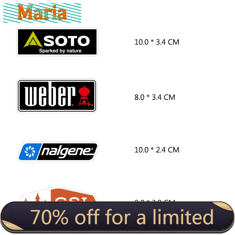 Stickers Outdoor Vinyl Laptop Decals Sport Brand Decal Logo Waterproof Matt for Car Suitcase Bicycle Pitcher Helmet JDM JEEP RV
Stickers Outdoor Vinyl Laptop Decals Sport Brand Decal Logo Waterproof Matt for Car Suitcase Bicycle Pitcher Helmet JDM JEEP RV