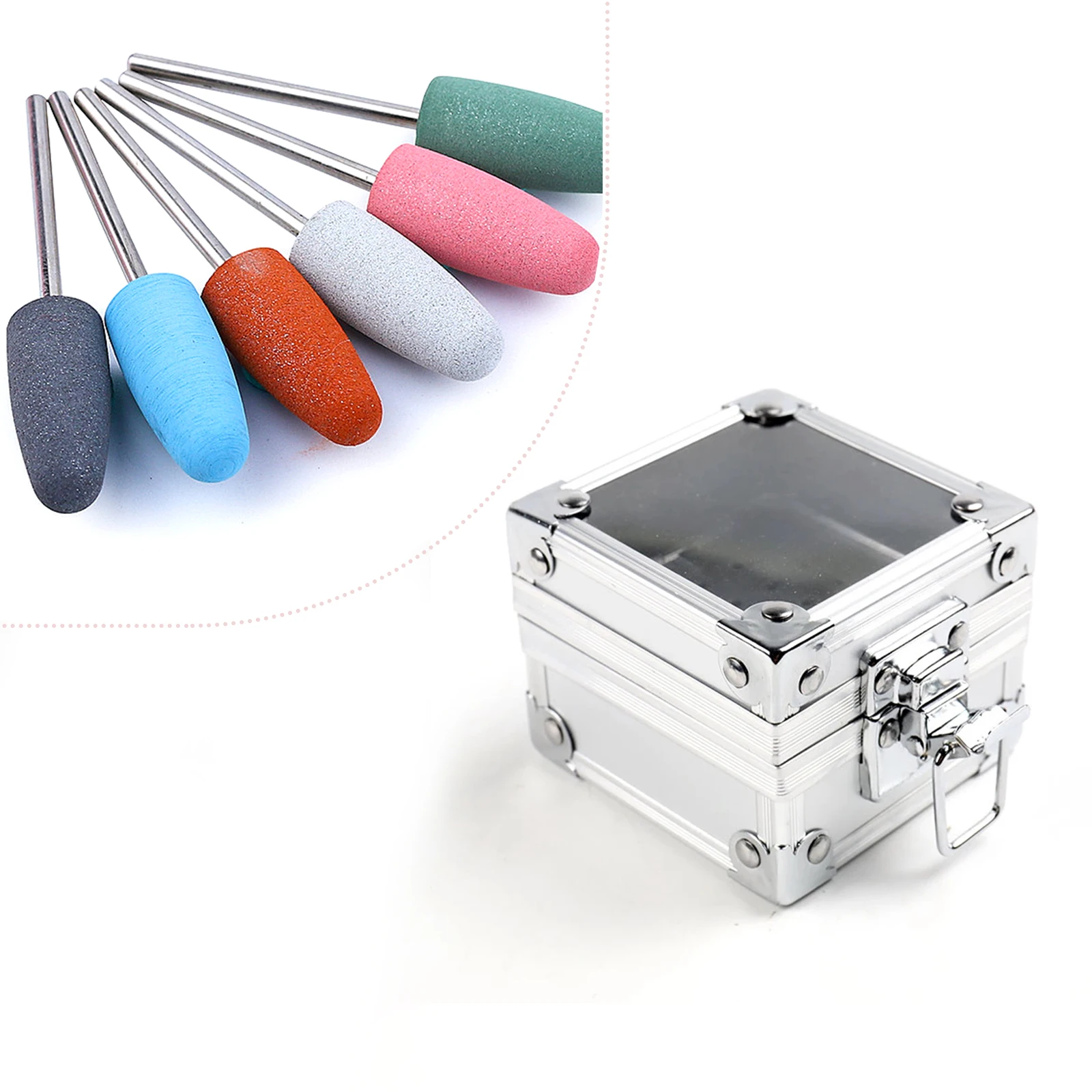 1pc Aluminum Nail Art Grinding Head Bit Holder Displaying Storage Box Nail Drill Bits Container Stand Display Rack
1pc Aluminum Nail Art Grinding Head Bit Holder Displaying Storage Box Nail Drill Bits Container Stand Display Rack