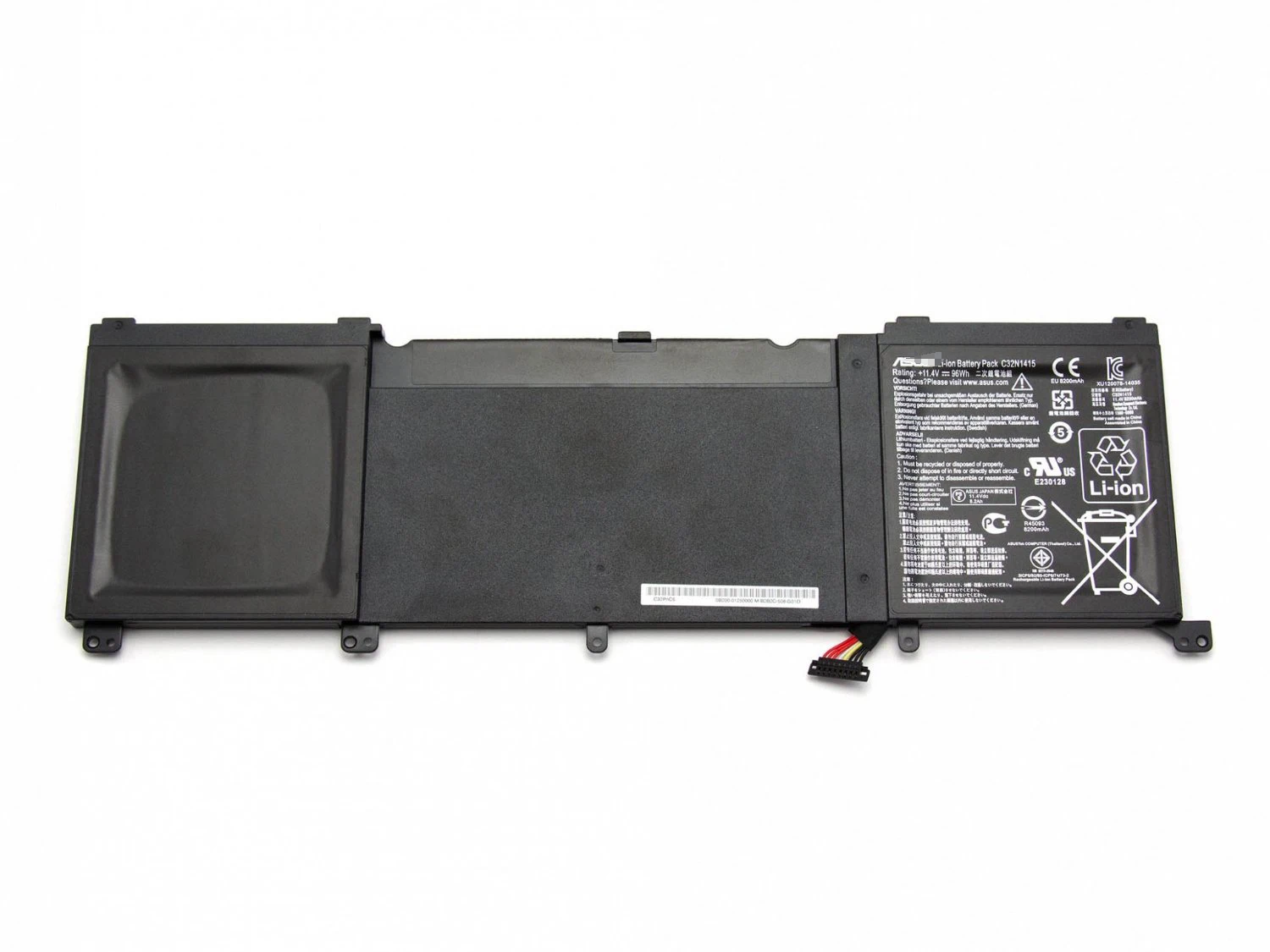 Genuine Original C32N1415 Laptop Battery For Asus ZenBook Pro UX501 G501VW G501JW UX501VW UX501JW N501VW UX501LW
Genuine Original C32N1415 Laptop Battery For Asus ZenBook Pro UX501 G501VW G501JW UX501VW UX501JW N501VW UX501LW