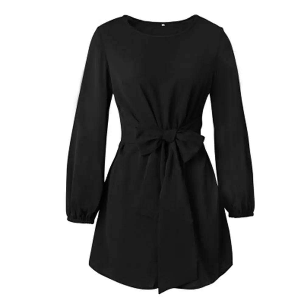 2021 European and American spring and summer women's and calf skirts waist long-sleeved ladies dress round neck casual
2021 European and American spring and summer women's and calf skirts waist long-sleeved ladies dress round neck casual