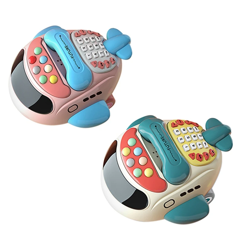 Phone Toy Airplane Shape Intelligence Development Eco-Friendly Cartoon Plane Music Phone Toy for Infants Toy
Phone Toy Airplane Shape Intelligence Development Eco-Friendly Cartoon Plane Music Phone Toy for Infants Toy
