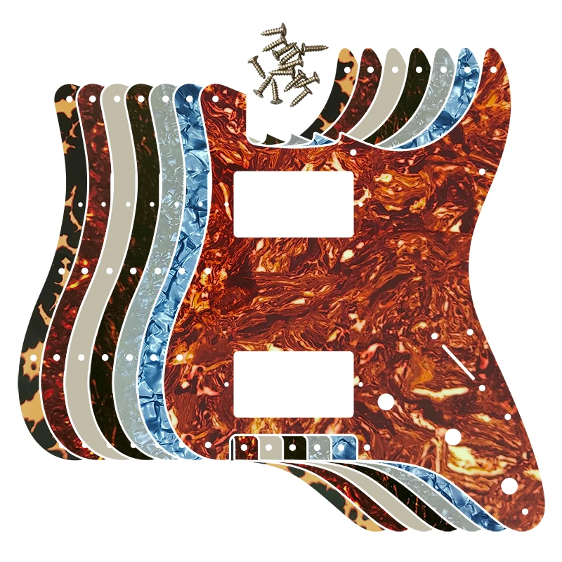 Quality Electric Guitar Pickguard For US 11 Holes Scratch Plate HH PAF Humbucker Coil For USA\ Mexico Fd Strat Guitar Parts
Quality Electric Guitar Pickguard For US 11 Holes Scratch Plate HH PAF Humbucker Coil For USA\ Mexico Fd Strat Guitar Parts
