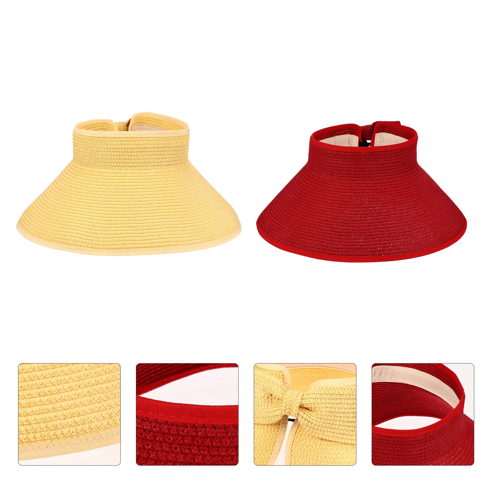 2pcs Useful Decorative Creative Straw Woven Hat Handmade Hat Sun Protection Hat for Outdoor Beach Summer
2pcs Useful Decorative Creative Straw Woven Hat Handmade Hat Sun Protection Hat for Outdoor Beach Summer