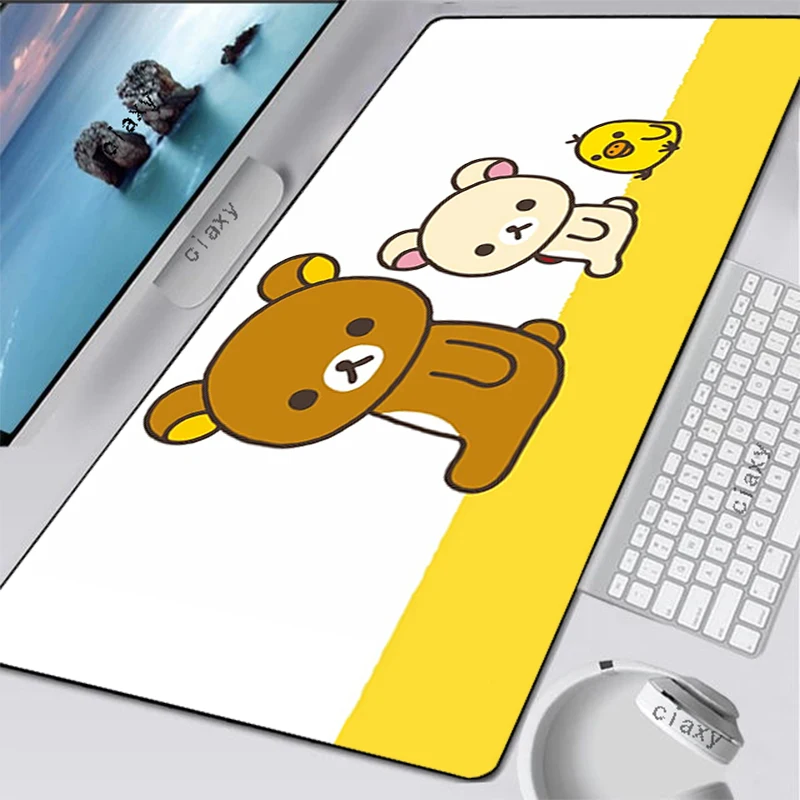 Rilakkuma Large Mouse Pad Cute Gaming Pc Gamer Complete Cheap Computer Desk Mat Mause Pad Anime Stationery Keyboards Accessories
Rilakkuma Large Mouse Pad Cute Gaming Pc Gamer Complete Cheap Computer Desk Mat Mause Pad Anime Stationery Keyboards Accessories