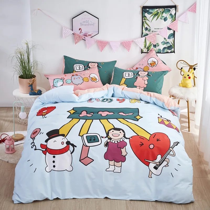 Snowman Child Singing Group Bedding Set 100% Cotton Baby Children Duvet Cover Bedlinen Comforter Cover Pillowcase Twin Queen
Snowman Child Singing Group Bedding Set 100% Cotton Baby Children Duvet Cover Bedlinen Comforter Cover Pillowcase Twin Queen
