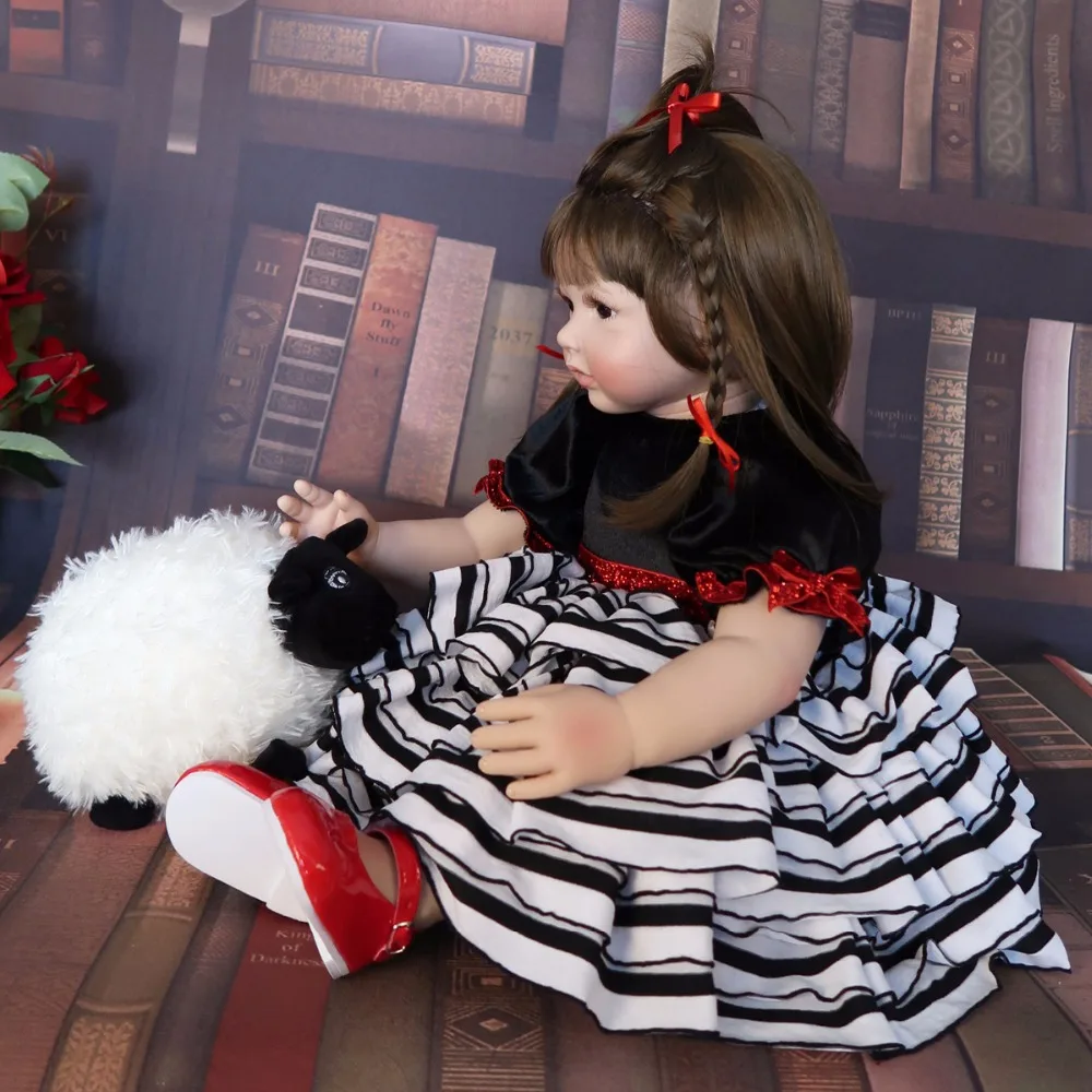 60cm Silicone Reborn Baby Doll Toy Like Real Vinyl Princess Toddler Babies Child Birthday Gift Girls Play House Boneca Brinquedo
60cm Silicone Reborn Baby Doll Toy Like Real Vinyl Princess Toddler Babies Child Birthday Gift Girls Play House Boneca Brinquedo