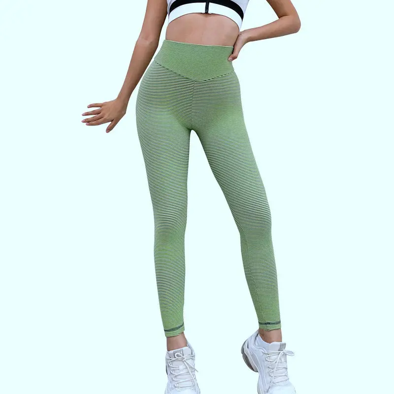 3D Striped Yoga Pants Women's High Waist Raise Seamless Sports Leggings Gym Tights Quick-Dry Running Fitness Pants
3D Striped Yoga Pants Women's High Waist Raise Seamless Sports Leggings Gym Tights Quick-Dry Running Fitness Pants