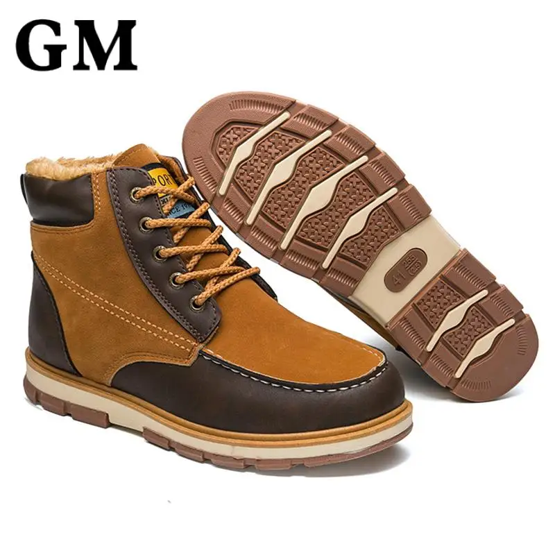 Nice Boots Men Winter Outdoor Snow Boots Mixed Colors Warm Fur Plush Rubber Men Ankle Boots Fashion Casual Male Shoes Size 38-46
Nice Boots Men Winter Outdoor Snow Boots Mixed Colors Warm Fur Plush Rubber Men Ankle Boots Fashion Casual Male Shoes Size 38-46