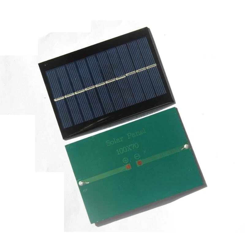 BUHESHUI Wholesale 1W 5V Solar Panel Cell Module Charger For 3.7v Battery 100*70MM 500pcs
BUHESHUI Wholesale 1W 5V Solar Panel Cell Module Charger For 3.7v Battery 100*70MM 500pcs