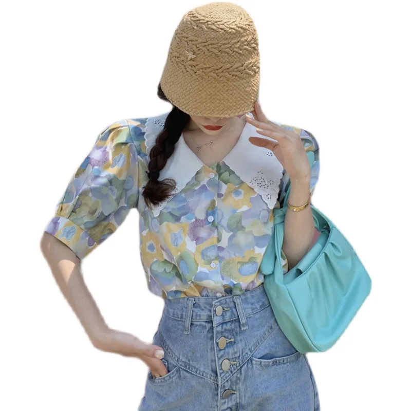 COIGARSAM Vintage Chiffon Shirt Womens tops Women shirts Design And Color 5866
COIGARSAM Vintage Chiffon Shirt Womens tops Women shirts Design And Color 5866