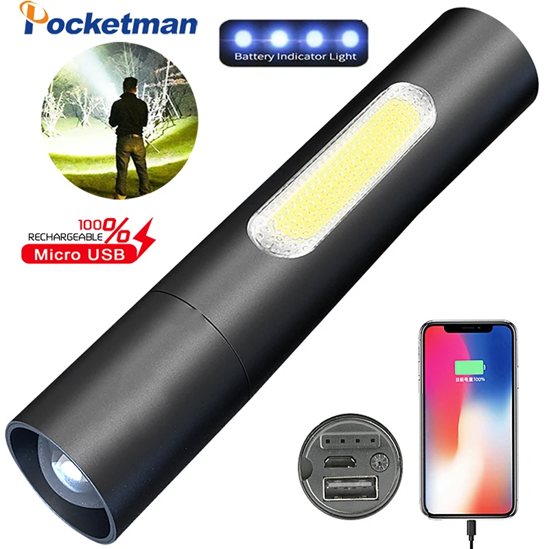 Фонарик, светодиодный фонарик, перезаряжаемый от USB, суперъяркий с Cob-матрицей, водонепроницаемый масштабируемый лучший фонарик для кемпинга
Фонарик, светодиодный фонарик, перезаряжаемый от USB, суперъяркий с Cob-матрицей, водонепроницаемый масштабируемый лучший фонарик для кемпинга