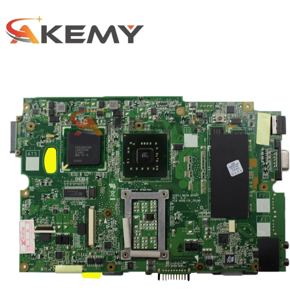 K50IJ Mainboard 2GB Onboard Memory For ASUS K40IJ K50IJ X5DIJ K40I K50I Laptop Motherboard Test OK
K50IJ Mainboard 2GB Onboard Memory For ASUS K40IJ K50IJ X5DIJ K40I K50I Laptop Motherboard Test OK