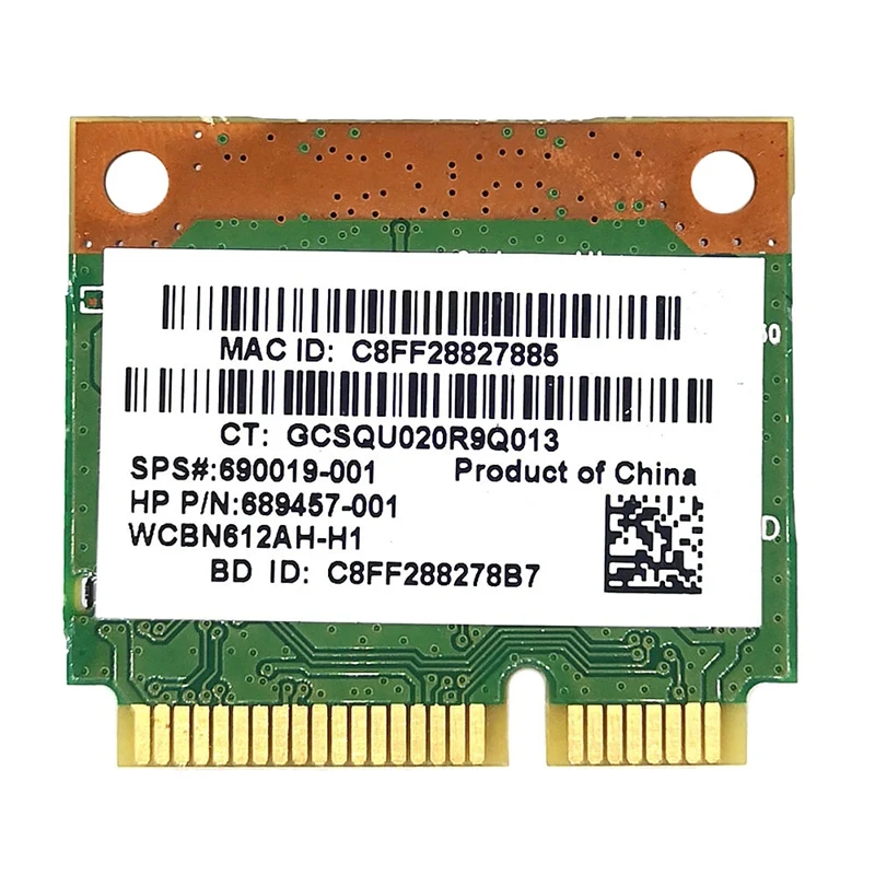 HOT-QCWB335 AR9565 Wireless Network Card 2.4G 150Mbps Bluetooth 4.0 SPS 690019 Mini Pcie 802.11N Built-in Network Card
HOT-QCWB335 AR9565 Wireless Network Card 2.4G 150Mbps Bluetooth 4.0 SPS 690019 Mini Pcie 802.11N Built-in Network Card