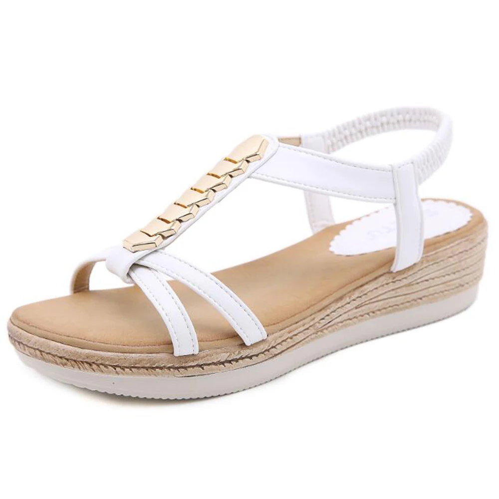 New Female Sandals Comfortable Soft Bottom Open Toe Large Size Wedge Platform Bohemian Women's Sandals Summer Shoes q210
New Female Sandals Comfortable Soft Bottom Open Toe Large Size Wedge Platform Bohemian Women's Sandals Summer Shoes q210