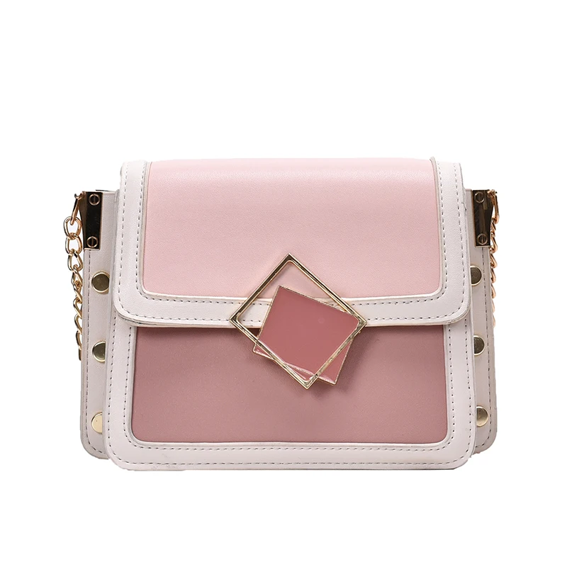 Contrast Color Pu Leather Crossbody Bag For Women 2020 New Shoulder Messenger Bag Special Lock Design Female Travel Handbags
Contrast Color Pu Leather Crossbody Bag For Women 2020 New Shoulder Messenger Bag Special Lock Design Female Travel Handbags