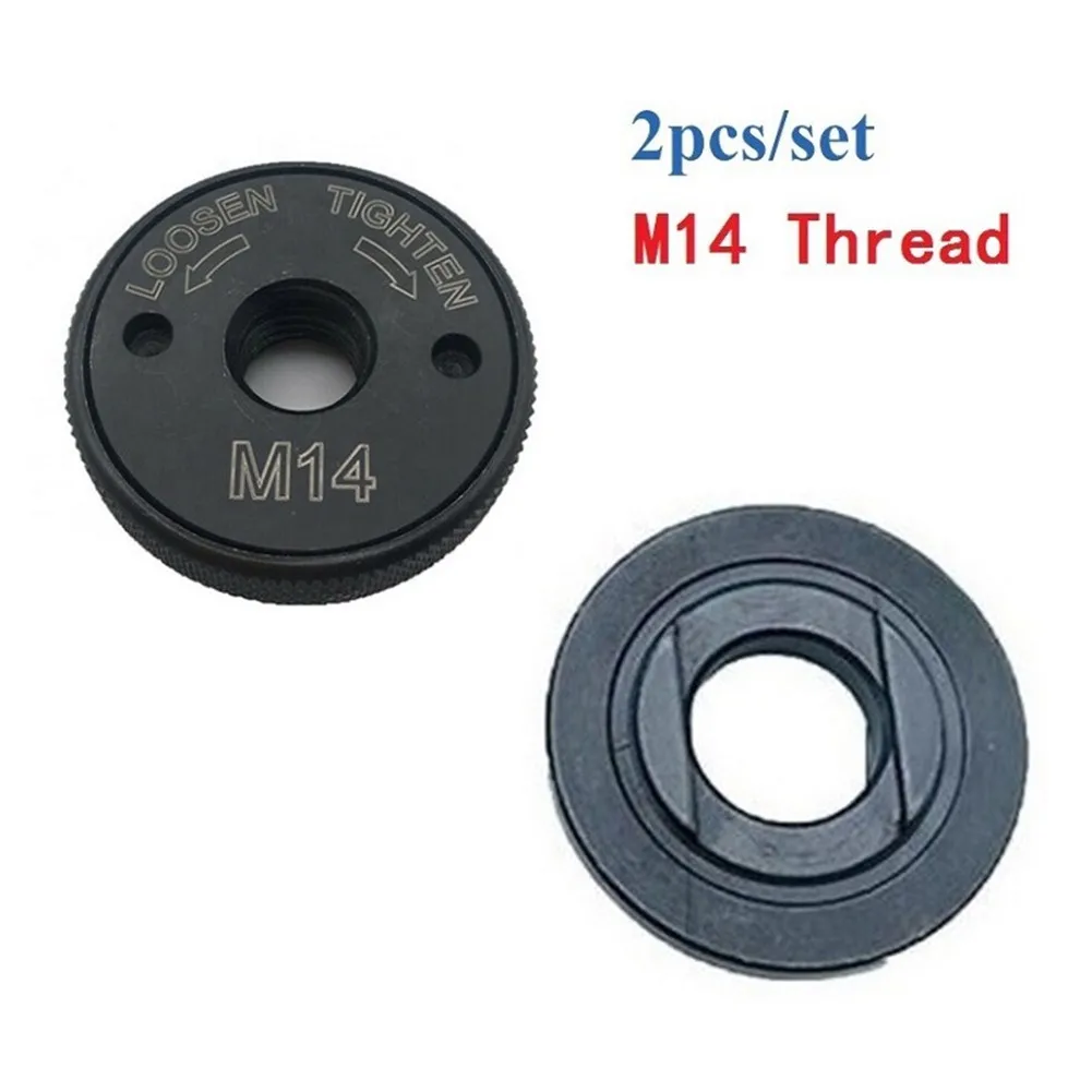 2pc M14 Quick-release Clamping Nut Angle Grinder Flange Nut For 14mm Spindle Thread Bottom Pressure Plate
2pc M14 Quick-release Clamping Nut Angle Grinder Flange Nut For 14mm Spindle Thread Bottom Pressure Plate