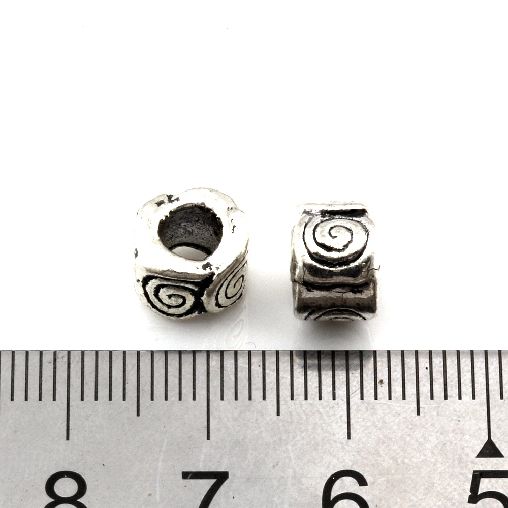 150pcs / Lot Alloy Spacer Bead Big Hole 4.5mm For Jewelry Making Bracelet Necklace DIY Accessories 6.2x8mm D-102
150pcs / Lot Alloy Spacer Bead Big Hole 4.5mm For Jewelry Making Bracelet Necklace DIY Accessories 6.2x8mm D-102