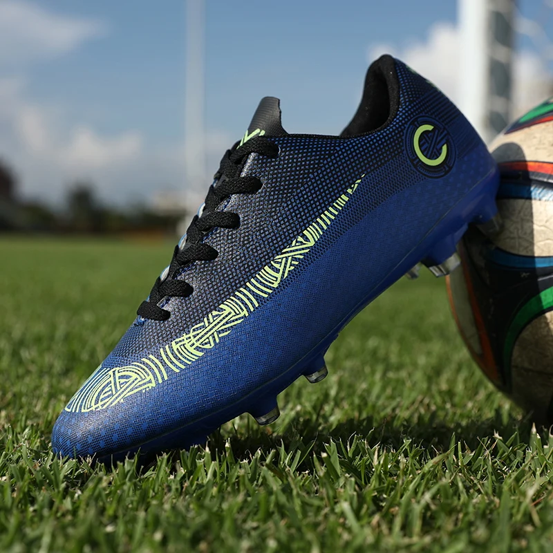 Brand Professional Men's Soccer Shoes Sneakers Outdoor Long Spikes Ankle high Soccer Cleats Men Sneakers Adults Football Boots
Brand Professional Men's Soccer Shoes Sneakers Outdoor Long Spikes Ankle high Soccer Cleats Men Sneakers Adults Football Boots