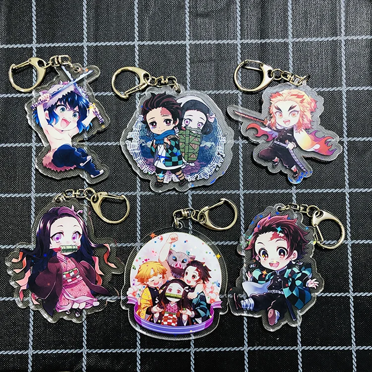 Demon Slayer:Kimetsu No Yaiba Double-sided Acrylic Keychain cartoon figure Cosplay Anime Pendant Keyring
Demon Slayer:Kimetsu No Yaiba Double-sided Acrylic Keychain cartoon figure Cosplay Anime Pendant Keyring