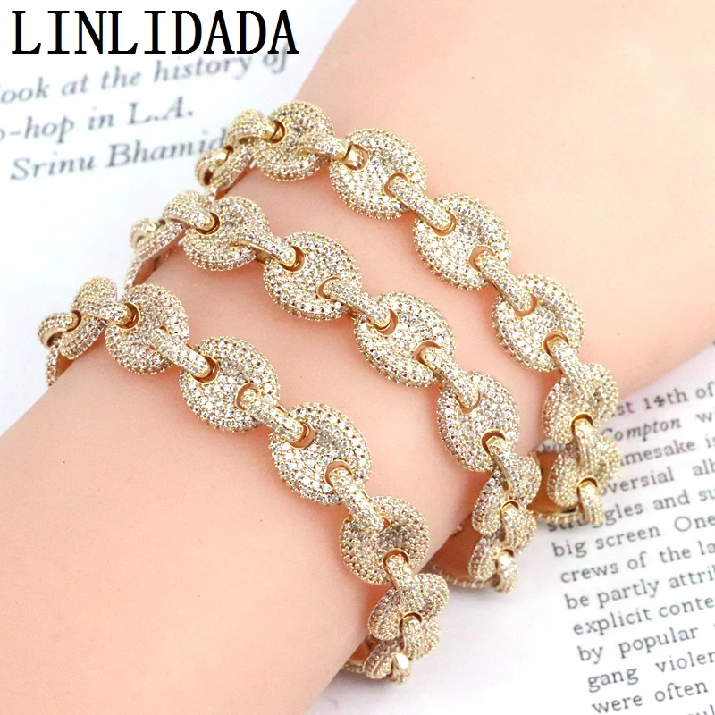 Комплект из 3 предметов, новый льдом, чешские тонко выполненные золото Цвет Кофейные зерна звено цепи Браслеты цепи для Для женщин Мужчины ю...
Комплект из 3 предметов, новый льдом, чешские тонко выполненные золото Цвет Кофейные зерна звено цепи Браслеты цепи для Для женщин Мужчины ю...