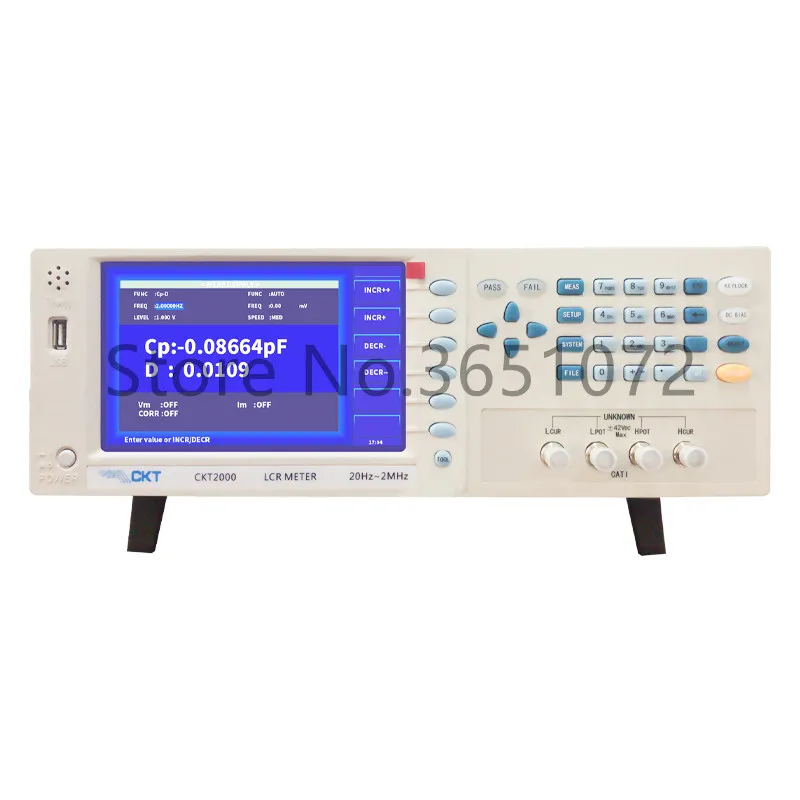 CKT1000 20Hz-1MHz Continuous Frequency Resistance Meter ESR Meter Component Tester
CKT1000 20Hz-1MHz Continuous Frequency Resistance Meter ESR Meter Component Tester