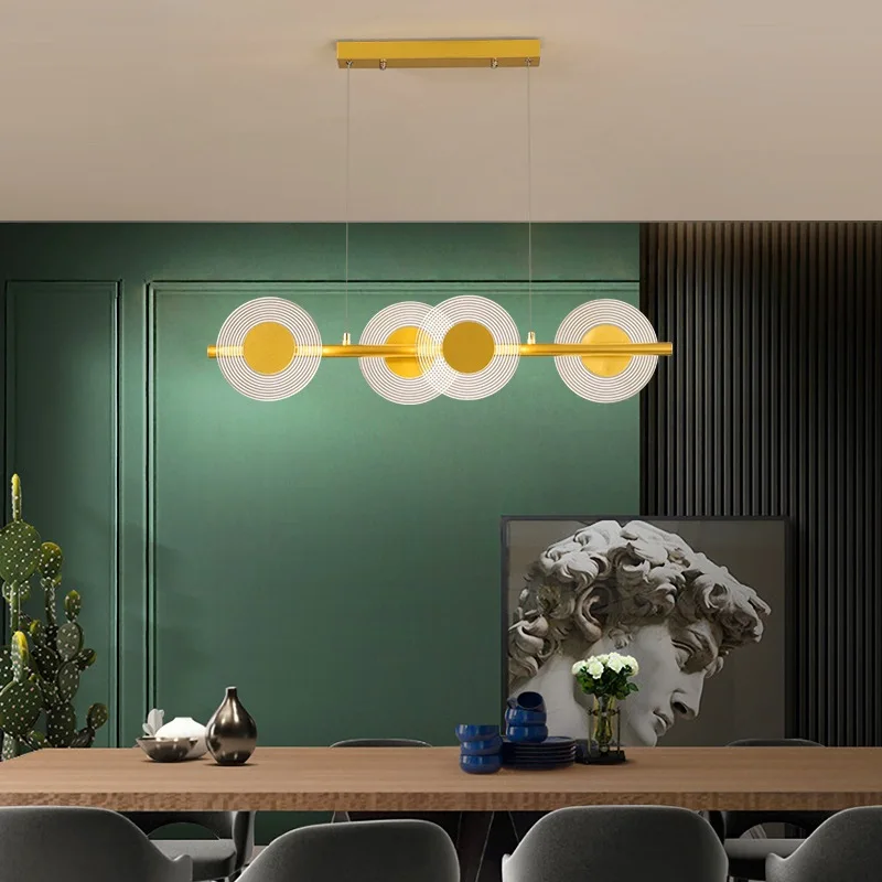 Nordic restaurant pendant lamp creative personality coffee shop dining room table lamp modern minimalist strip light LED lamp
Nordic restaurant pendant lamp creative personality coffee shop dining room table lamp modern minimalist strip light LED lamp