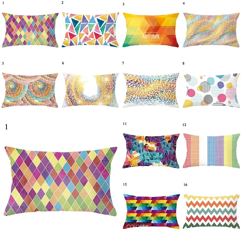Multicolor Throw Pillows Covers colorful Pillow Case rainbow Graffiti Home Supplies Geometric Simple Decorative Pillowslip cover
Multicolor Throw Pillows Covers colorful Pillow Case rainbow Graffiti Home Supplies Geometric Simple Decorative Pillowslip cover