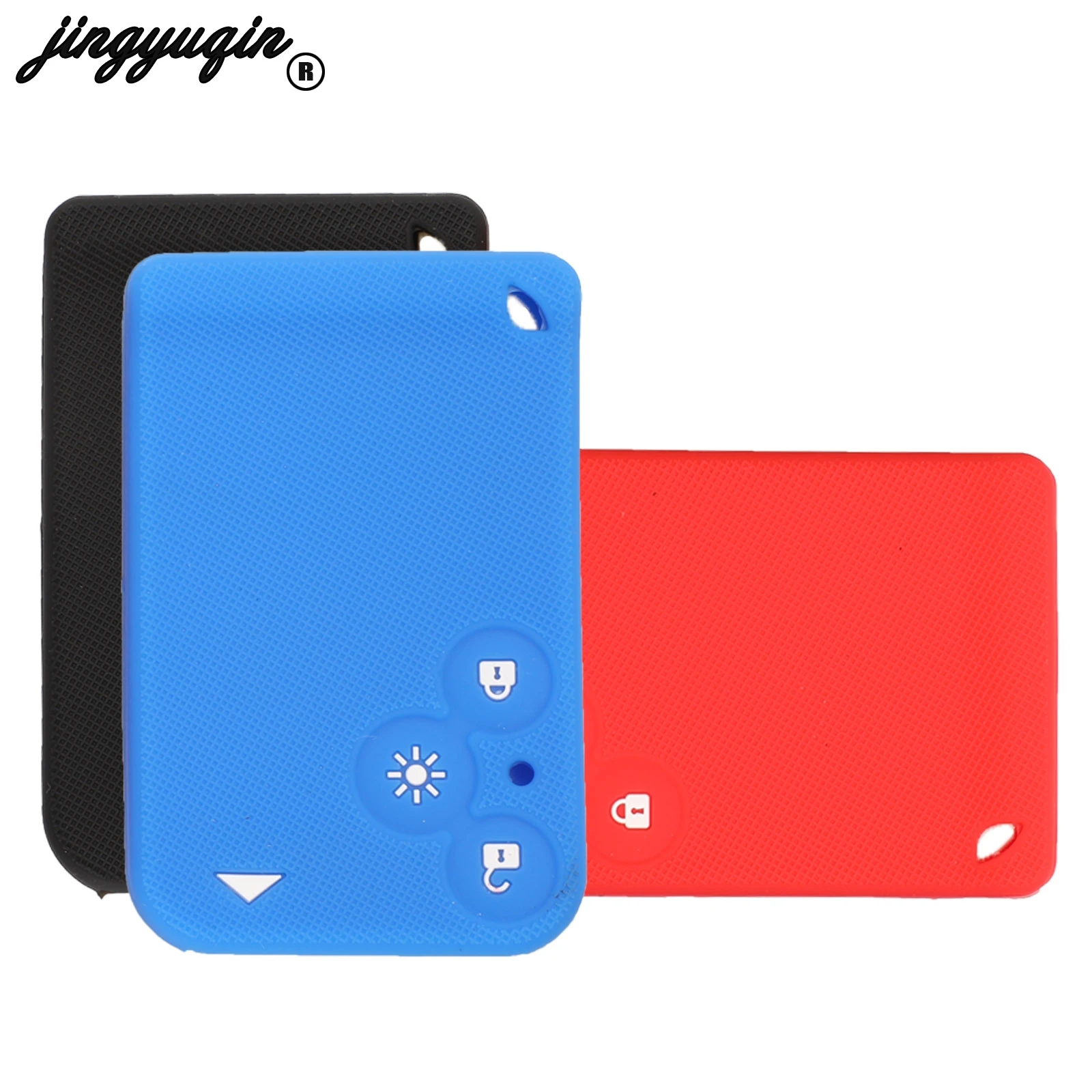 jingyuqin Replacement 3 Button Remote Silicone Key Card Case Shell Fob Small Key Blade Smart Card for Renault Laguna Espace
jingyuqin Replacement 3 Button Remote Silicone Key Card Case Shell Fob Small Key Blade Smart Card for Renault Laguna Espace