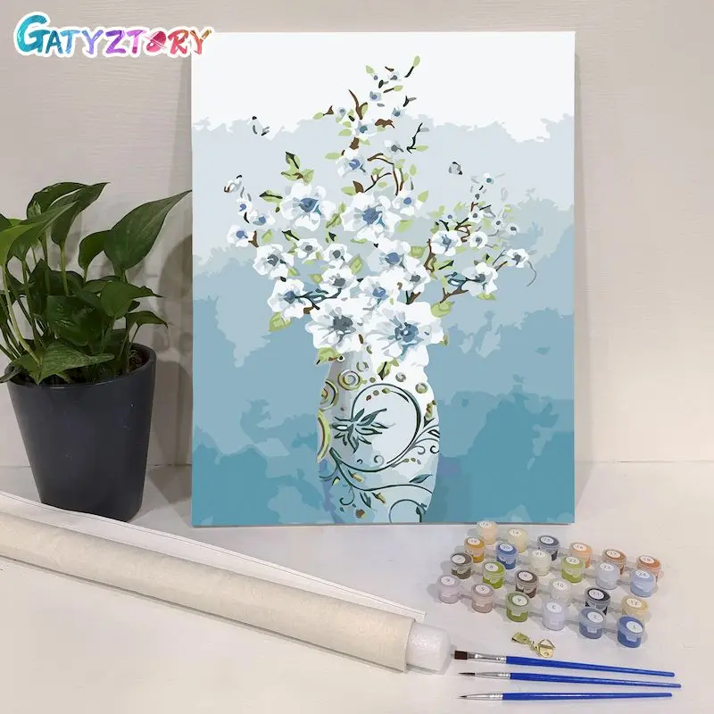 GATYZTORY 60x75CM Frame Painting By Numbers Flowers Number Painting For Christmas Decor ON Canvas Painting For Wall Art
GATYZTORY 60x75CM Frame Painting By Numbers Flowers Number Painting For Christmas Decor ON Canvas Painting For Wall Art