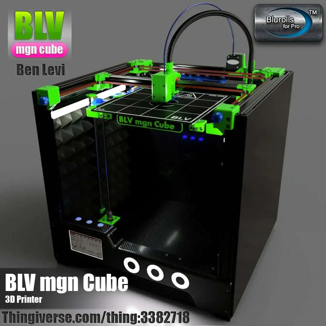 Duty-free Affordable BLV MGN Cube 3d printer Lite kit SKR V1.3 board TMC2209 drivers Hiwin MGN12H linear rails
Duty-free Affordable BLV MGN Cube 3d printer Lite kit SKR V1.3 board TMC2209 drivers Hiwin MGN12H linear rails