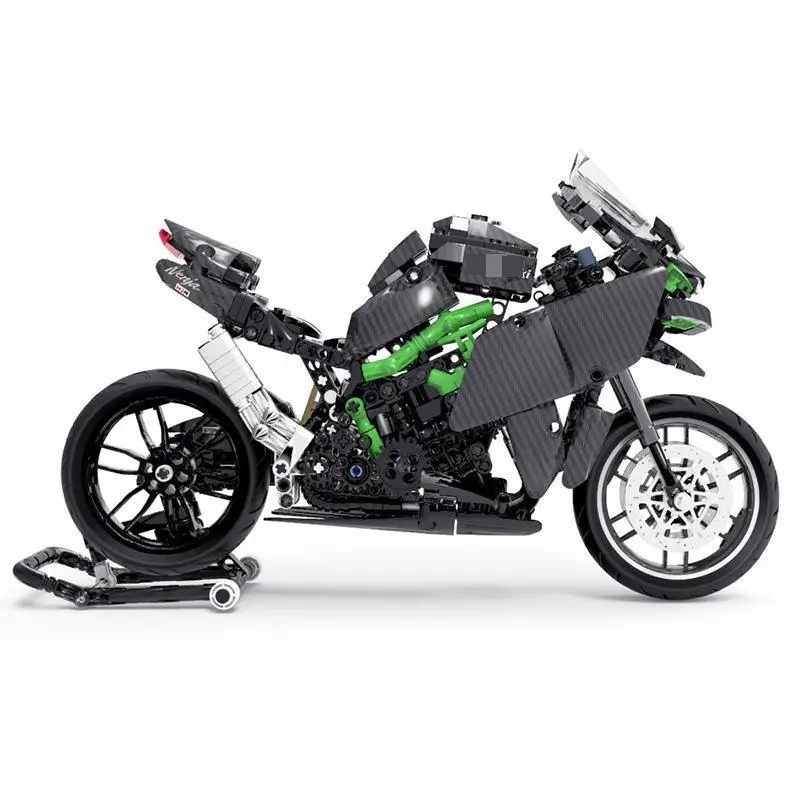 838pcs 1:12 High-Tech Series Bricks Building Blocks For Kawasaki H2r Titanium Fiber Motorcycle Assembled Building Block Toys
838pcs 1:12 High-Tech Series Bricks Building Blocks For Kawasaki H2r Titanium Fiber Motorcycle Assembled Building Block Toys