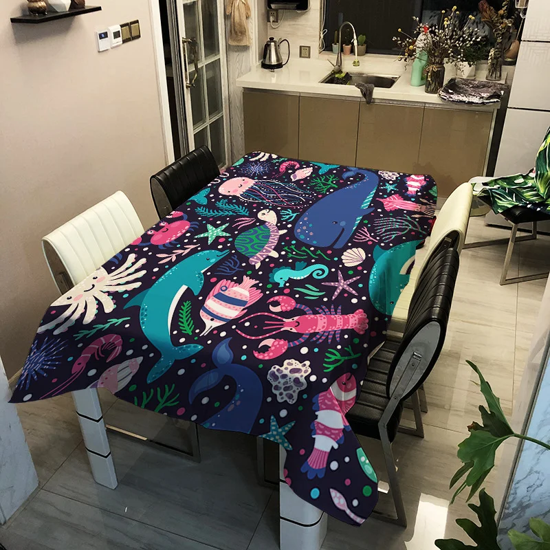 Printed color bottom picture washable decorative household waterproof tablecloth
Printed color bottom picture washable decorative household waterproof tablecloth