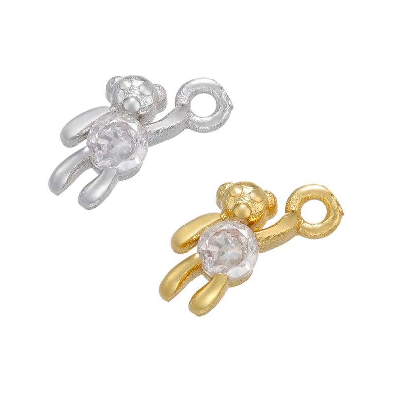 ZHUKOU Crystal mini Bear charms Cute Bear Pendant for Women DIY Handmade Necklace Jewelry Accessories Supplies Wholesale VD1052
ZHUKOU Crystal mini Bear charms Cute Bear Pendant for Women DIY Handmade Necklace Jewelry Accessories Supplies Wholesale VD1052