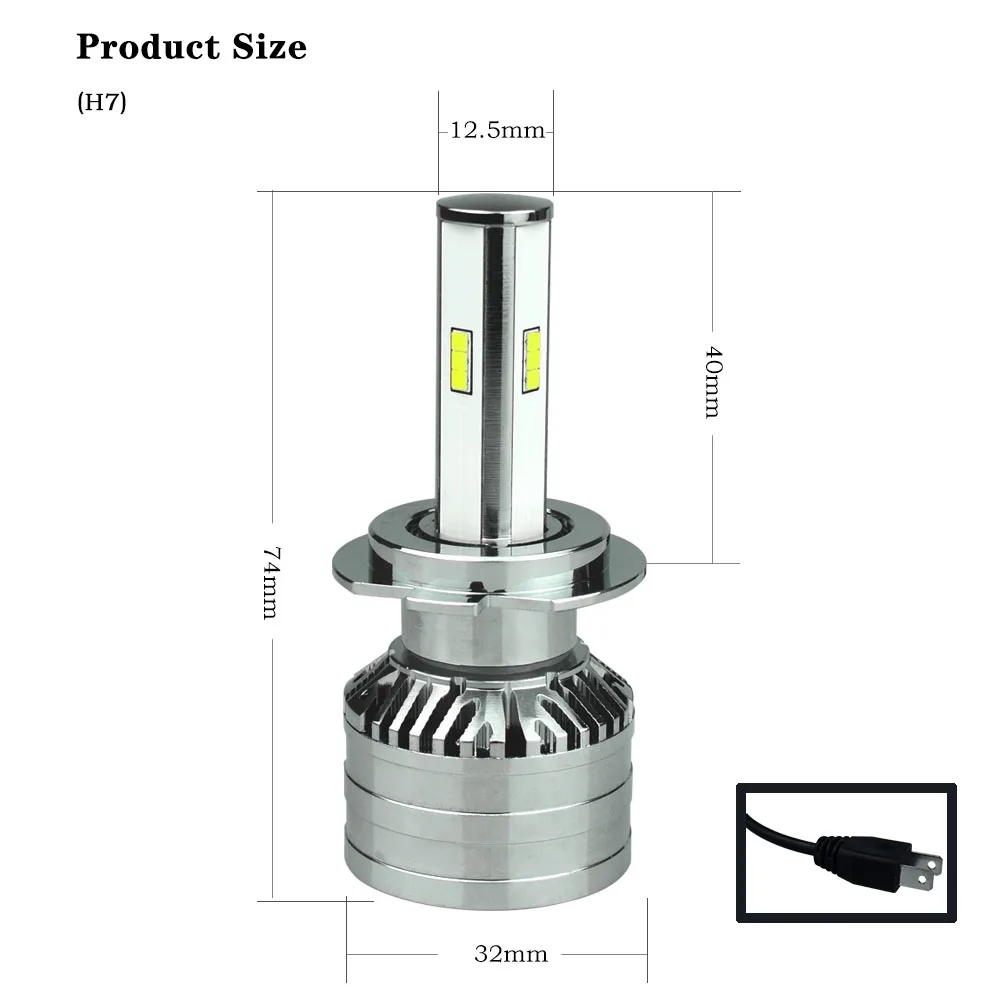 Volodina 4 Sides 16000LM H8 H11 Fog lights No Error h7 led Bulbs canbus H4 LED Lamp HB3 9005 9006 HB4 H27 Auto Accessories 6000K
Volodina 4 Sides 16000LM H8 H11 Fog lights No Error h7 led Bulbs canbus H4 LED Lamp HB3 9005 9006 HB4 H27 Auto Accessories 6000K