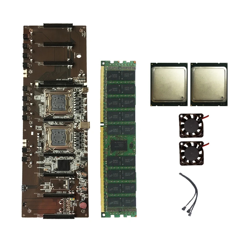 X79 BTC Mining Machine Motherboard 9XPCI-E X16 Support 3060 Graphics Card 60mm Pitch with 2X2620 CPU RECC 8G DDR3 Memory
X79 BTC Mining Machine Motherboard 9XPCI-E X16 Support 3060 Graphics Card 60mm Pitch with 2X2620 CPU RECC 8G DDR3 Memory