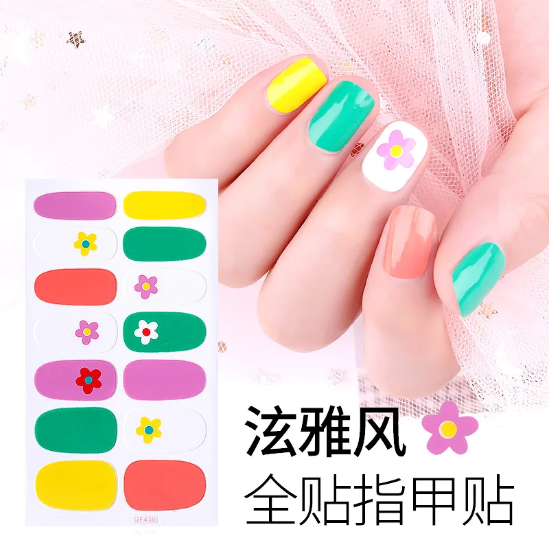 1Sheet Cute Color 3D Flower Heart Full Cover Nail Art Stickers Self-adhesive Decal Manicure Decor Manicure nail art Decoration 
1Sheet Cute Color 3D Flower Heart Full Cover Nail Art Stickers Self-adhesive Decal Manicure Decor Manicure nail art Decoration