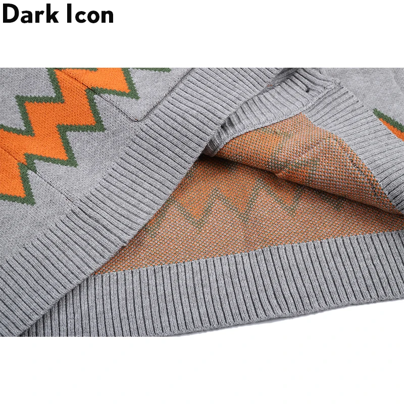 Кардиган с геометрическим рисунком Dark Icon свитер для мужчин и женщин винтажный