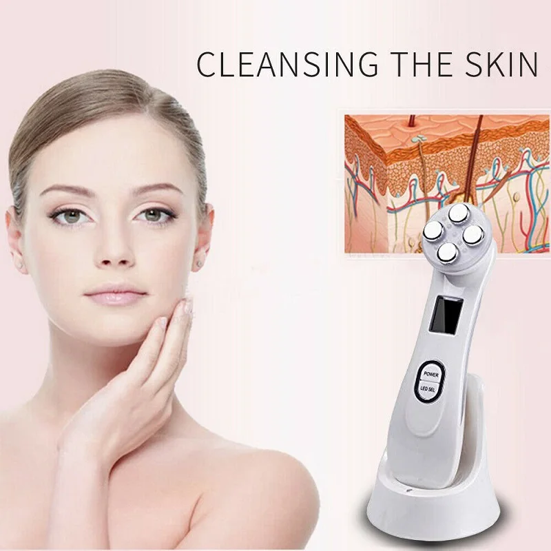 5 In 1 Face Care Skin Care Beauty Machine Facial Lifting Skin Tightening Wrinkle Remover, White
5 In 1 Face Care Skin Care Beauty Machine Facial Lifting Skin Tightening Wrinkle Remover, White