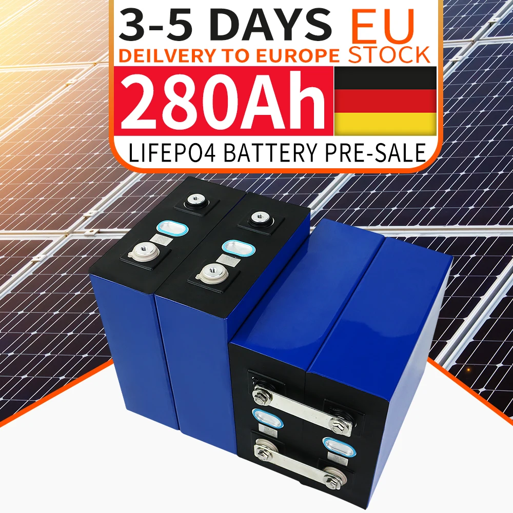 OGREEN Brand NEW 16PCS Grand A 3.2V 280AH Lifepo4 Rechargeable Battery Pack Form 48V 24V 12V Cell Packs For Solar System
OGREEN Brand NEW 16PCS Grand A 3.2V 280AH Lifepo4 Rechargeable Battery Pack Form 48V 24V 12V Cell Packs For Solar System