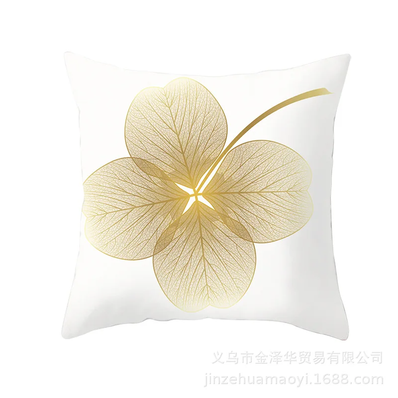 Nordic Style Hug Pillowcase Custom Gold Leaf Sofa Pillow Lumbar Cushion Cover Home Decoration
Nordic Style Hug Pillowcase Custom Gold Leaf Sofa Pillow Lumbar Cushion Cover Home Decoration