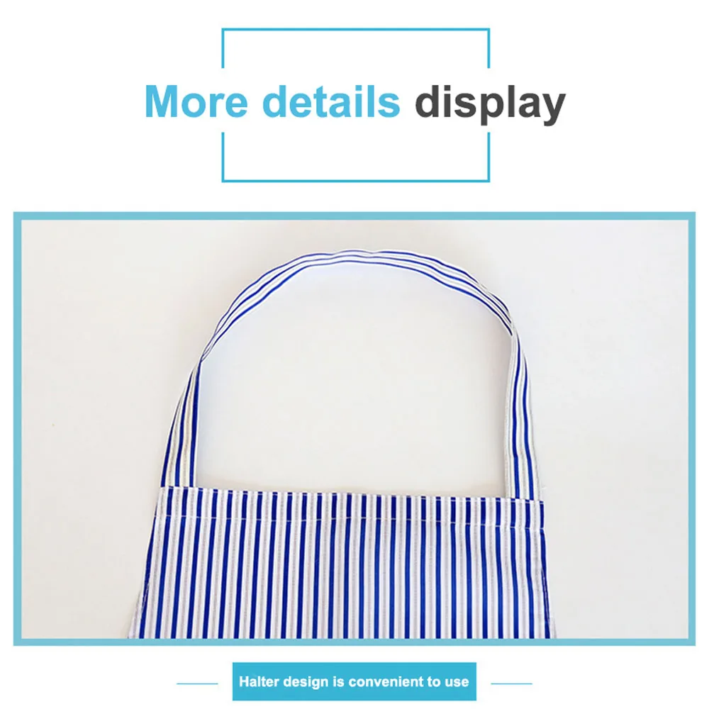 Kitchen Apron Cooking Bib Apron with Front Pocket Cute Cartoon Stripe Household Apron for Home Cooking Baking BBQ
Kitchen Apron Cooking Bib Apron with Front Pocket Cute Cartoon Stripe Household Apron for Home Cooking Baking BBQ