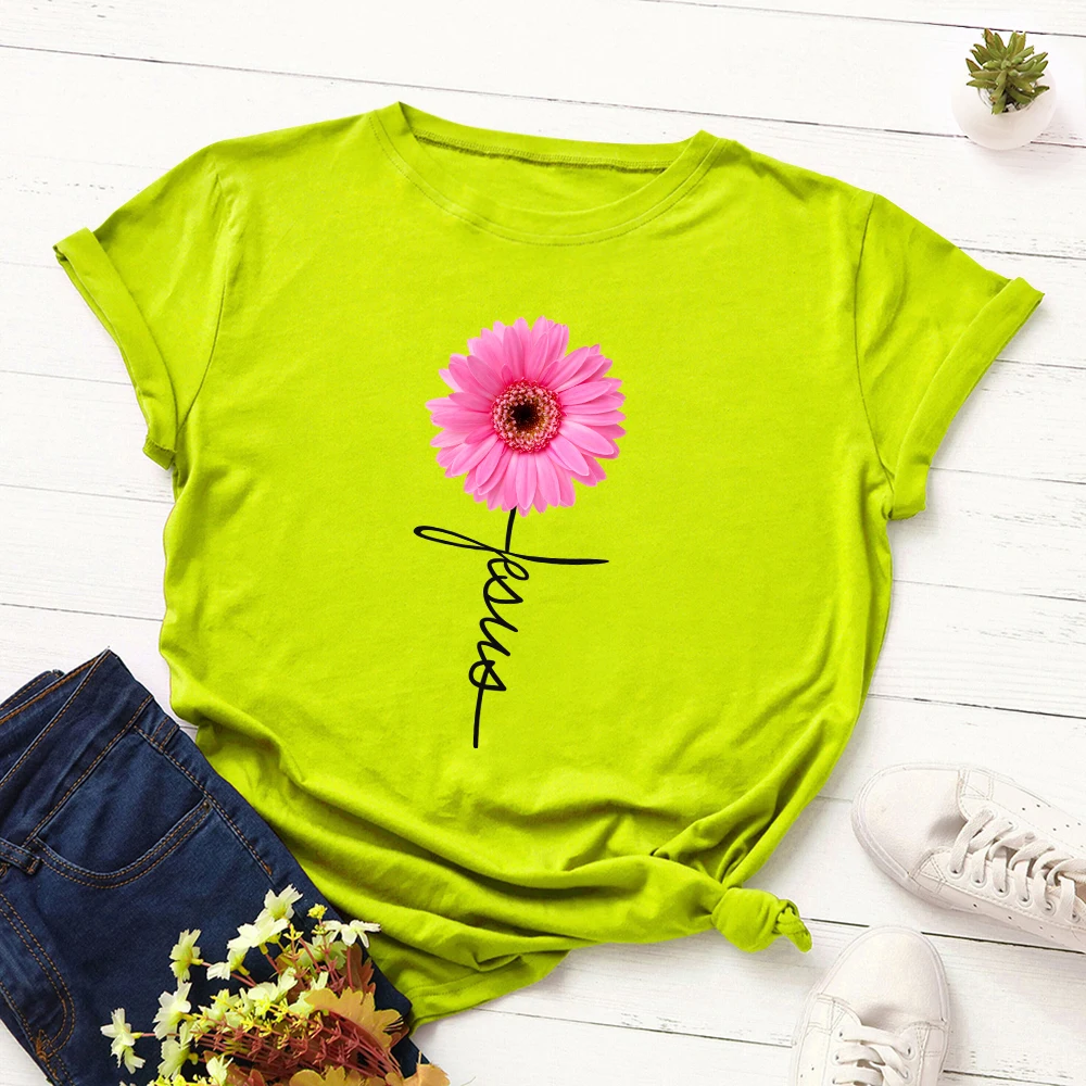 Daisy Flowers Women Short Sleeve Cotton T-Shirts Graphic Tees Summer Tee Tops for Female Loose Casual Oversized Tee Clothes
Daisy Flowers Women Short Sleeve Cotton T-Shirts Graphic Tees Summer Tee Tops for Female Loose Casual Oversized Tee Clothes