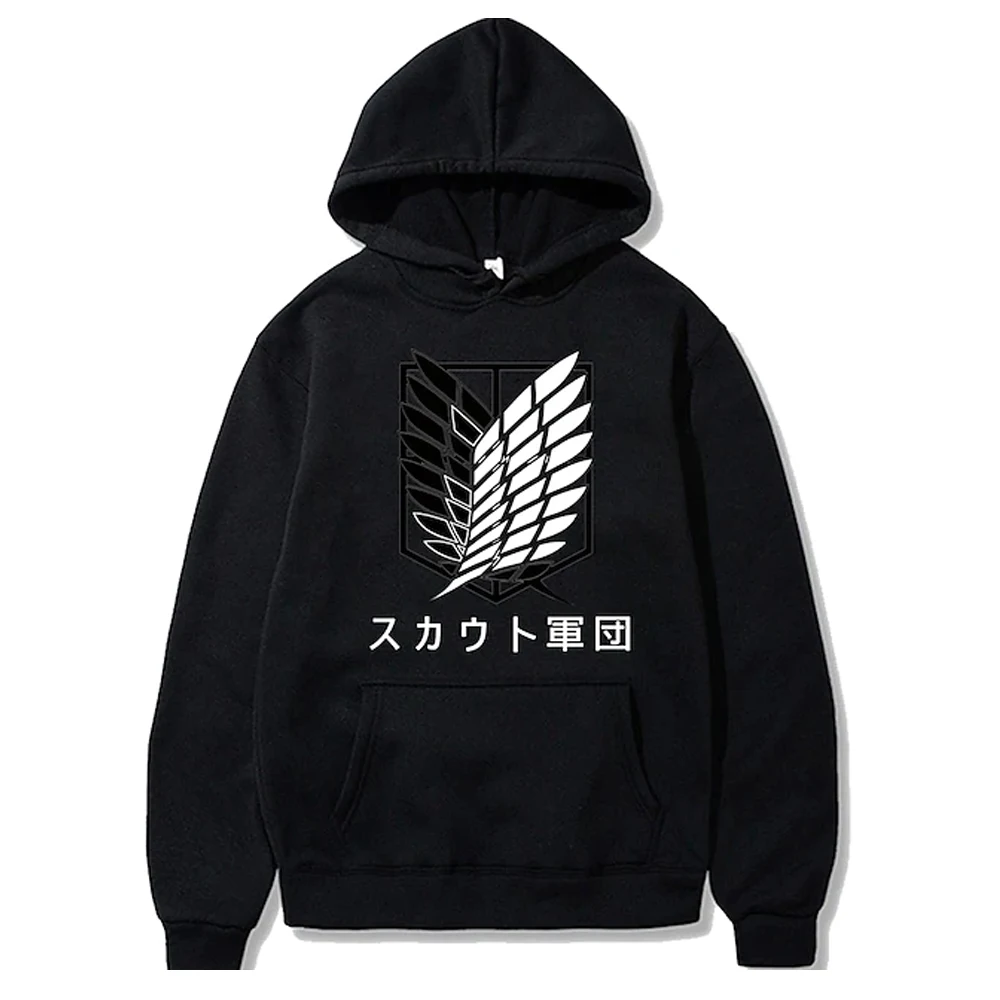New Anime Hoodie Attack on Titan Hoodied Long Sleeve Streetwear Harajuku Sweatshirts Men/Women Unisex sportswear Hoody Tops
New Anime Hoodie Attack on Titan Hoodied Long Sleeve Streetwear Harajuku Sweatshirts Men/Women Unisex sportswear Hoody Tops