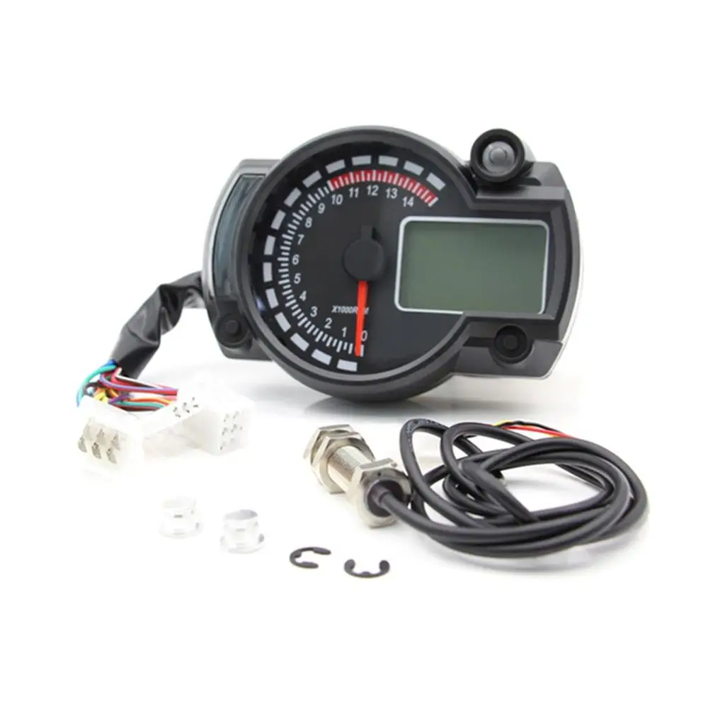 Modern Motorcycle Digital Light LCD Digital Gauge Speedometer Tachometer Odometer Colorful Light Motorcycle Speedometer
Modern Motorcycle Digital Light LCD Digital Gauge Speedometer Tachometer Odometer Colorful Light Motorcycle Speedometer