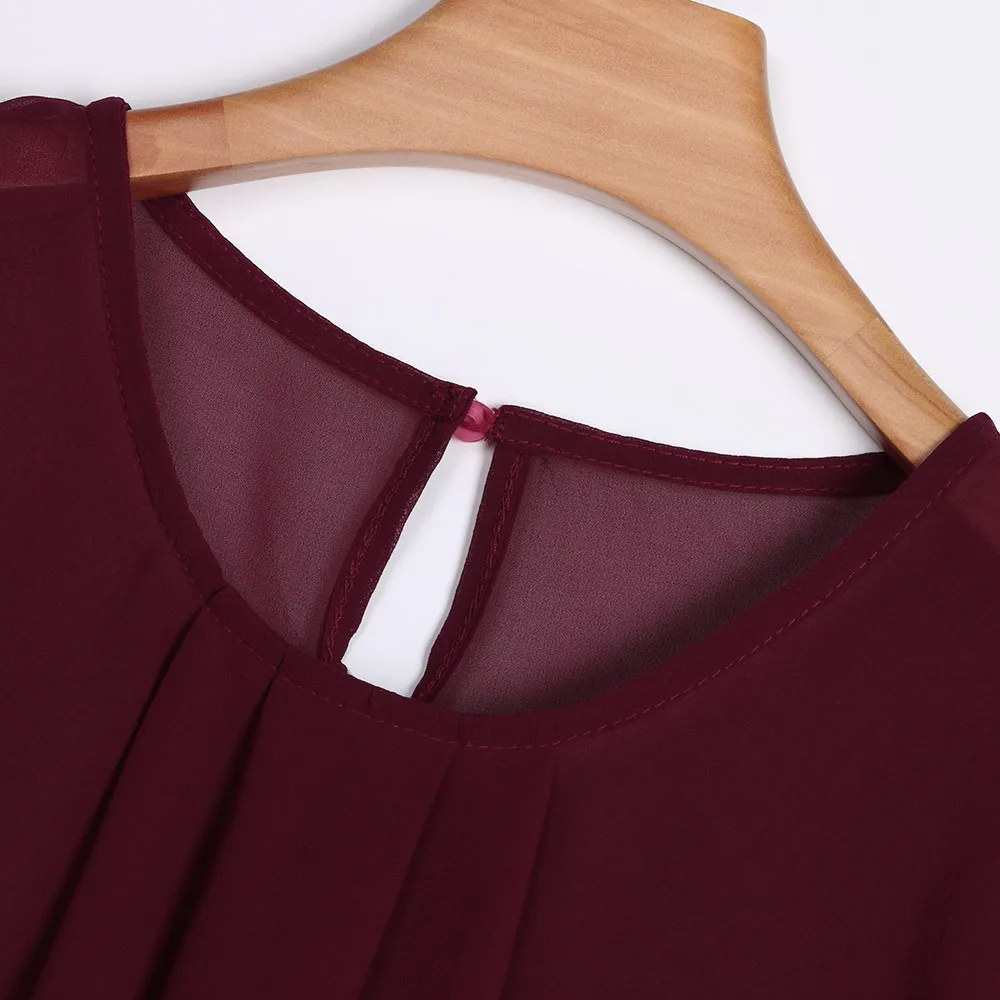 Women Chiffon Solid Pure Soft Short Sleeve Button Shirt Blouse Dames Overhemd Mujer Camisetas #T2G
Women Chiffon Solid Pure Soft Short Sleeve Button Shirt Blouse Dames Overhemd Mujer Camisetas #T2G
