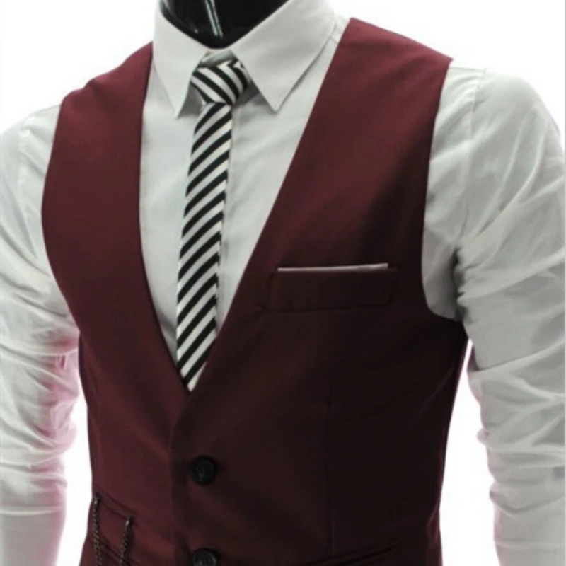 2021New Arrival Dress Vests for Men Slim Fit Mens Suit Vest Male Waistcoat Gilet Homme Casual Sleeveless Formal Business Jacket
2021New Arrival Dress Vests for Men Slim Fit Mens Suit Vest Male Waistcoat Gilet Homme Casual Sleeveless Formal Business Jacket