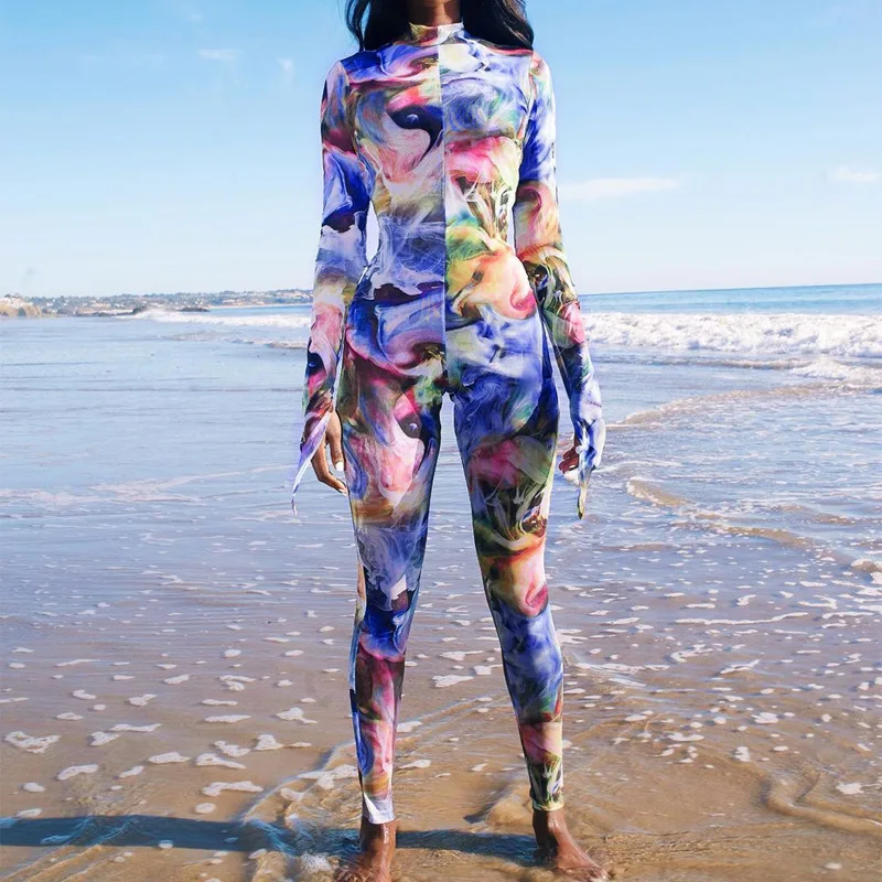 2020 Spring Vintage Art Colorful Paisley Print Slim-Fit Long Jumpsuit Fashion Leisure Women O Neck Full Sleeve Romper Catsuit
2020 Spring Vintage Art Colorful Paisley Print Slim-Fit Long Jumpsuit Fashion Leisure Women O Neck Full Sleeve Romper Catsuit